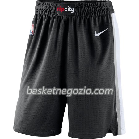 Portland Trail Blazers Uomo Pantaloncini Nero 2018-19 Nike Swingman